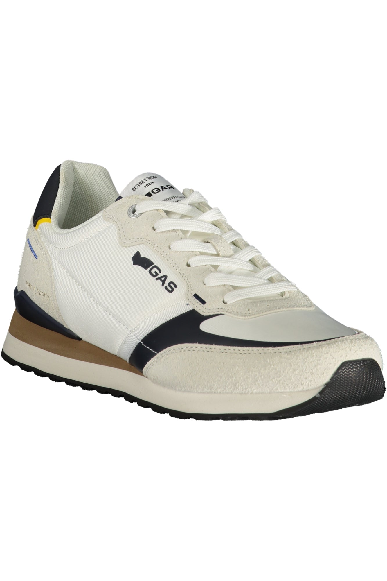 GAS MEN'S WHITE SPORTS FOOTWEAR